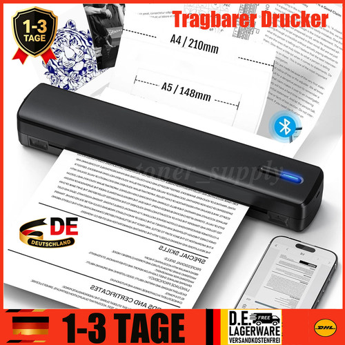 Tragbarer drucker a4 - tragbarer,