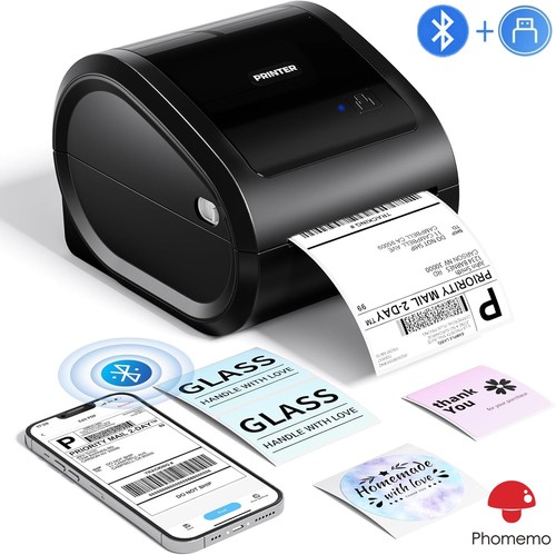 Phomemo bluetooth usb 4x6 - bluetooth/usb,