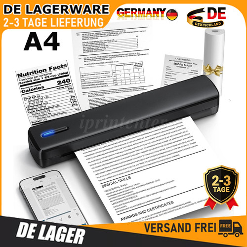 Thermodrucker mobiler - thermodrucker, a4