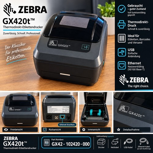 Zebra gx430t 203 dpi - zebra,