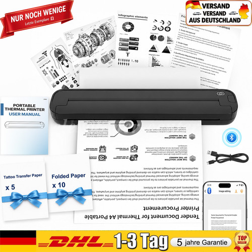 Tragbarer drucker - tragbarer,
